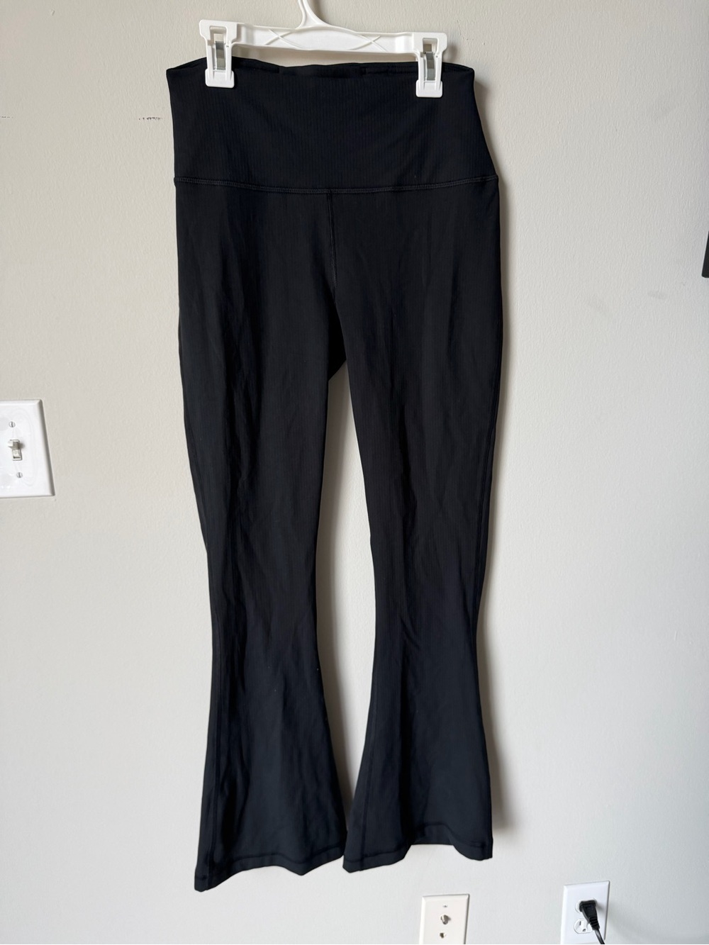 90 Degree By Reflex Black Flare Leggings